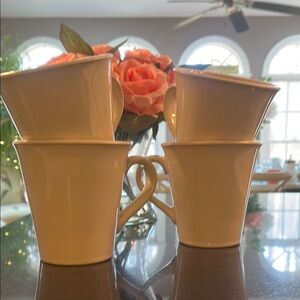 (4) Mugs - Mendocino Oatmeal by Sonoma Home